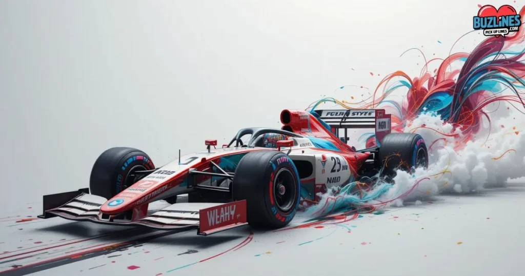 Artistic Formula 1 Pick Up Lines