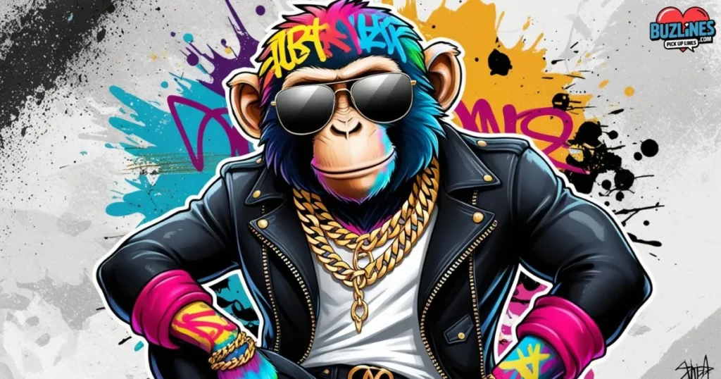 Artistic Rizz Monkey Pick Up Lines