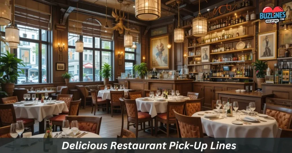 Delicious Restaurant Pick Up Lines