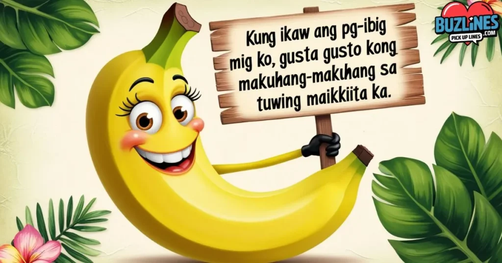 Banana Pick Up Lines Tagalog
