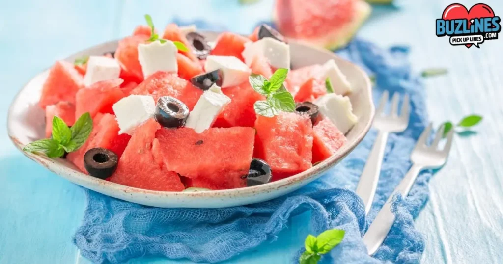 Cheesy Watermelon Pick Up Lines