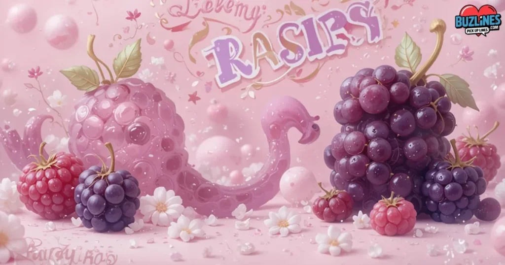 Cute Raisin Themed Pick Up Lines