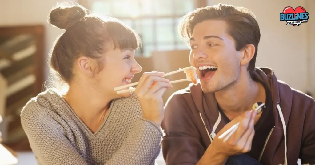 Eating Pick Up Lines For Him