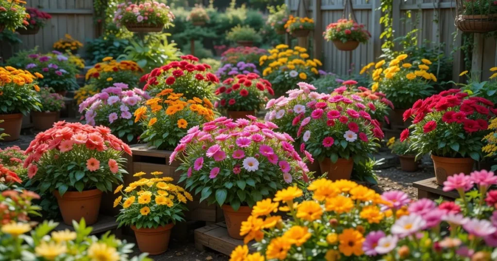 Colorful Plant Arrangements
