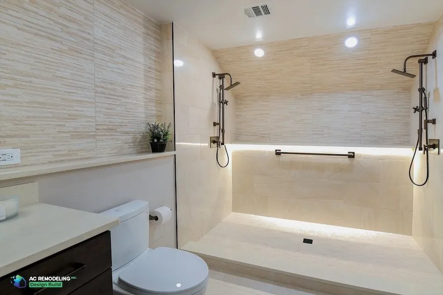 Master Bathroom Without A Bathtub