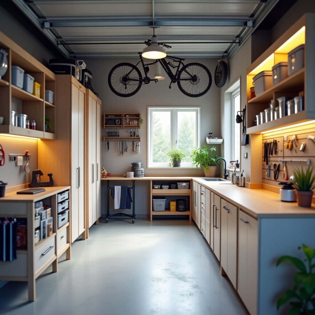 Flux_Dev_A_welllit_organized_and_compact_garage_interior_with__0