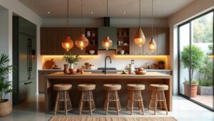 Flux_Dev_Render_a_stunning_modern_bohemian_kitchen_island_ligh_0