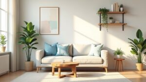 Flux_Dev_Render_a_serene_and_inviting_illustration_of_a_stylis_1