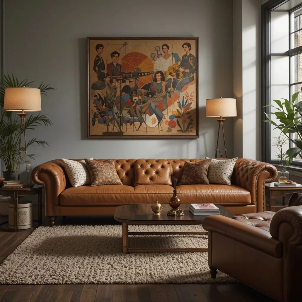 Combine With Brown Leather Sofas