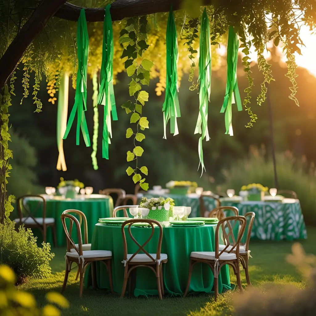 Green Decoration Ideas For Birthday