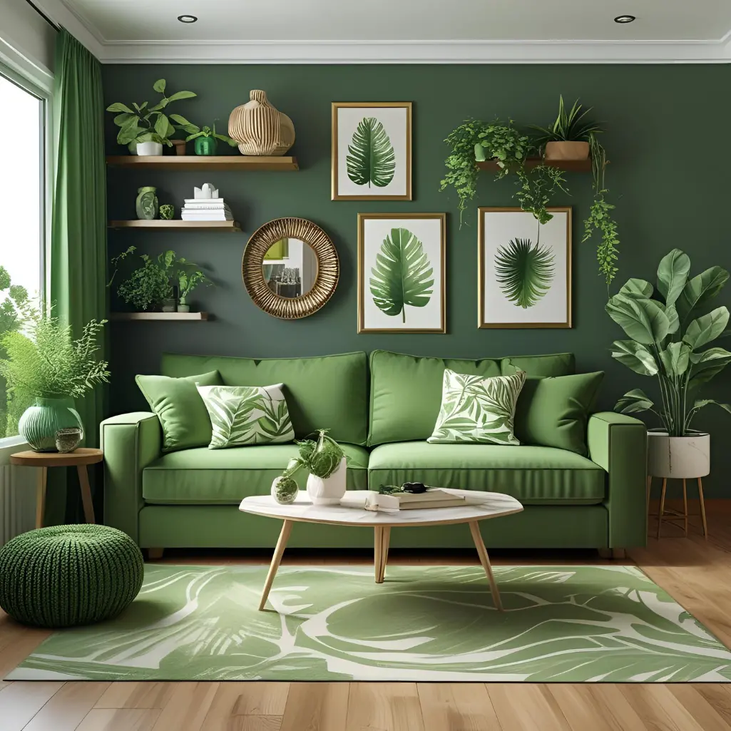 Modern Green Home Decor