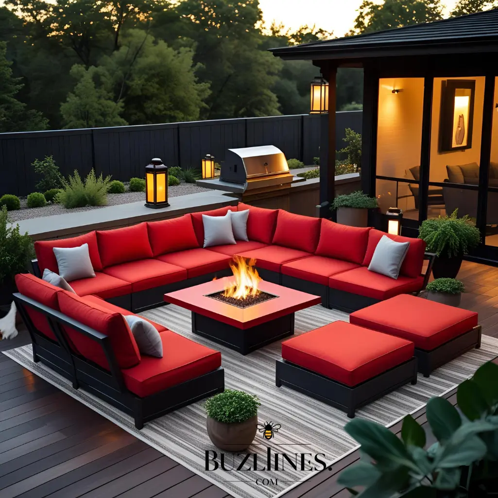 Red Patio Furniture