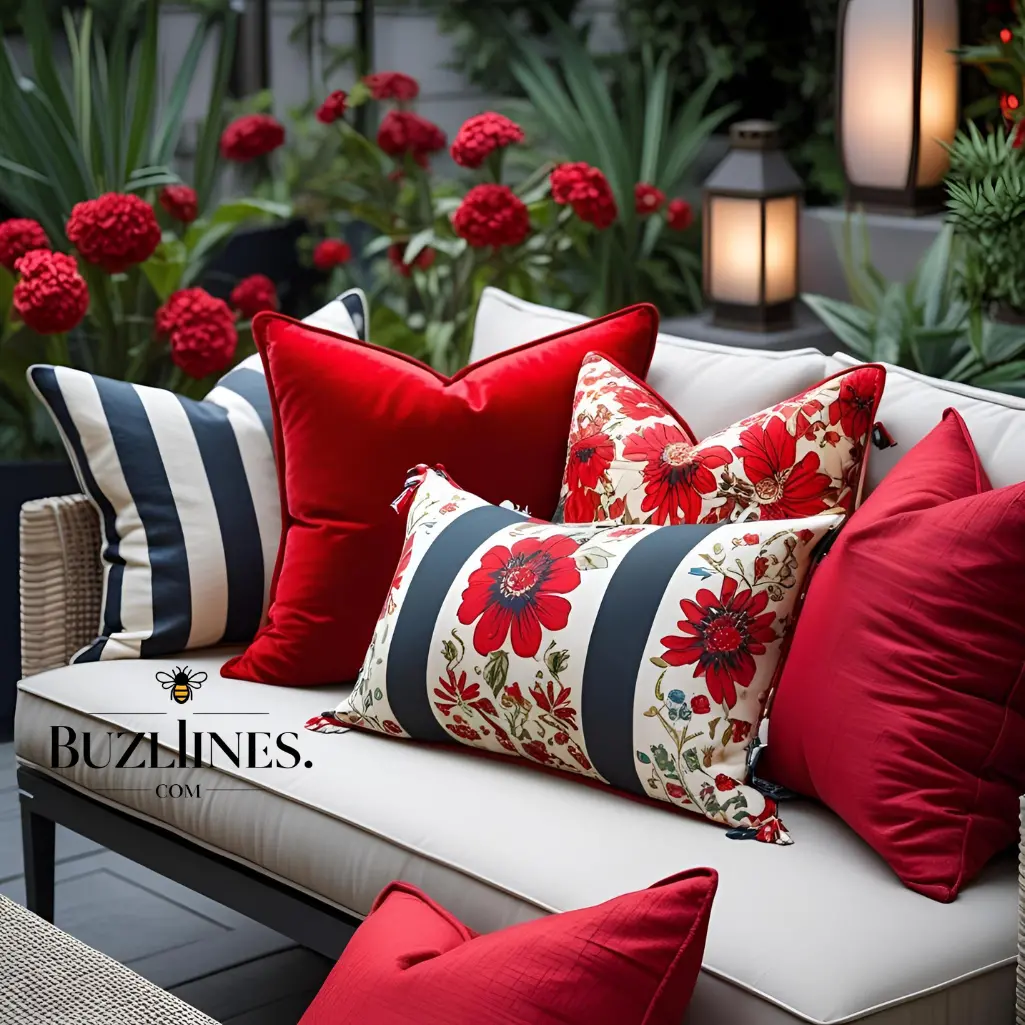 Red Throw Pillows And Cushions