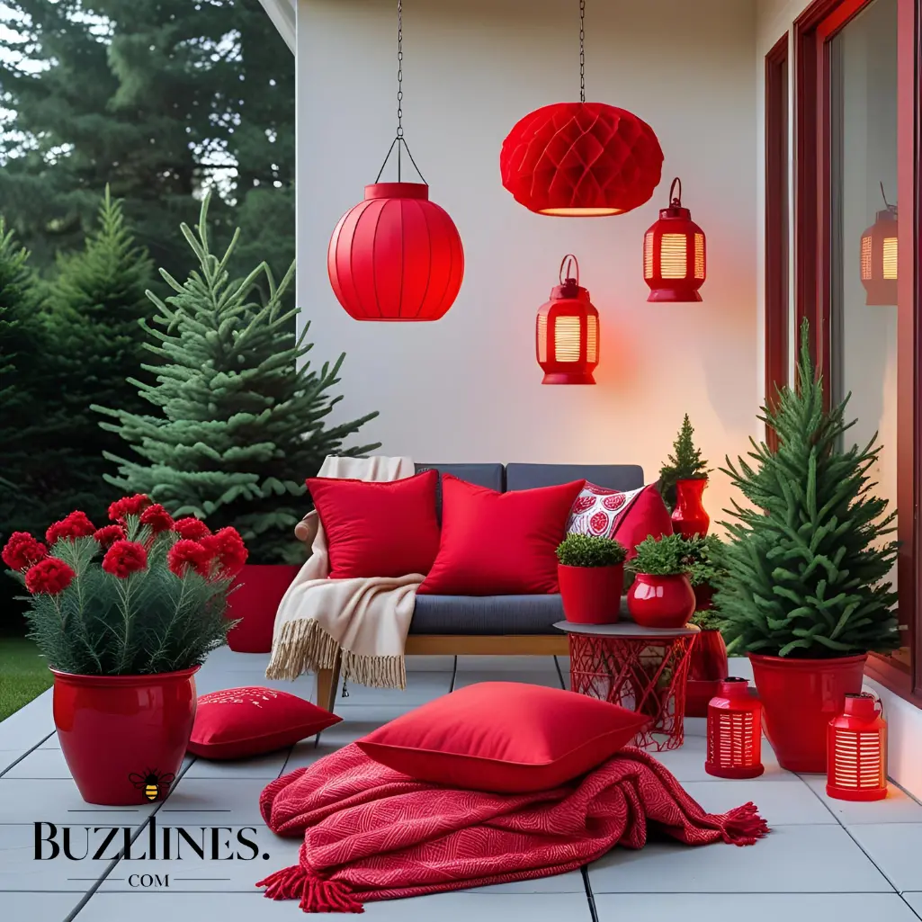 Seasonal Red Accents