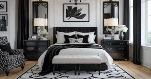 Black And White Bedroom Decor Ideas