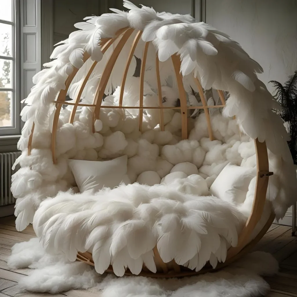 Feather Cocoon Beds
