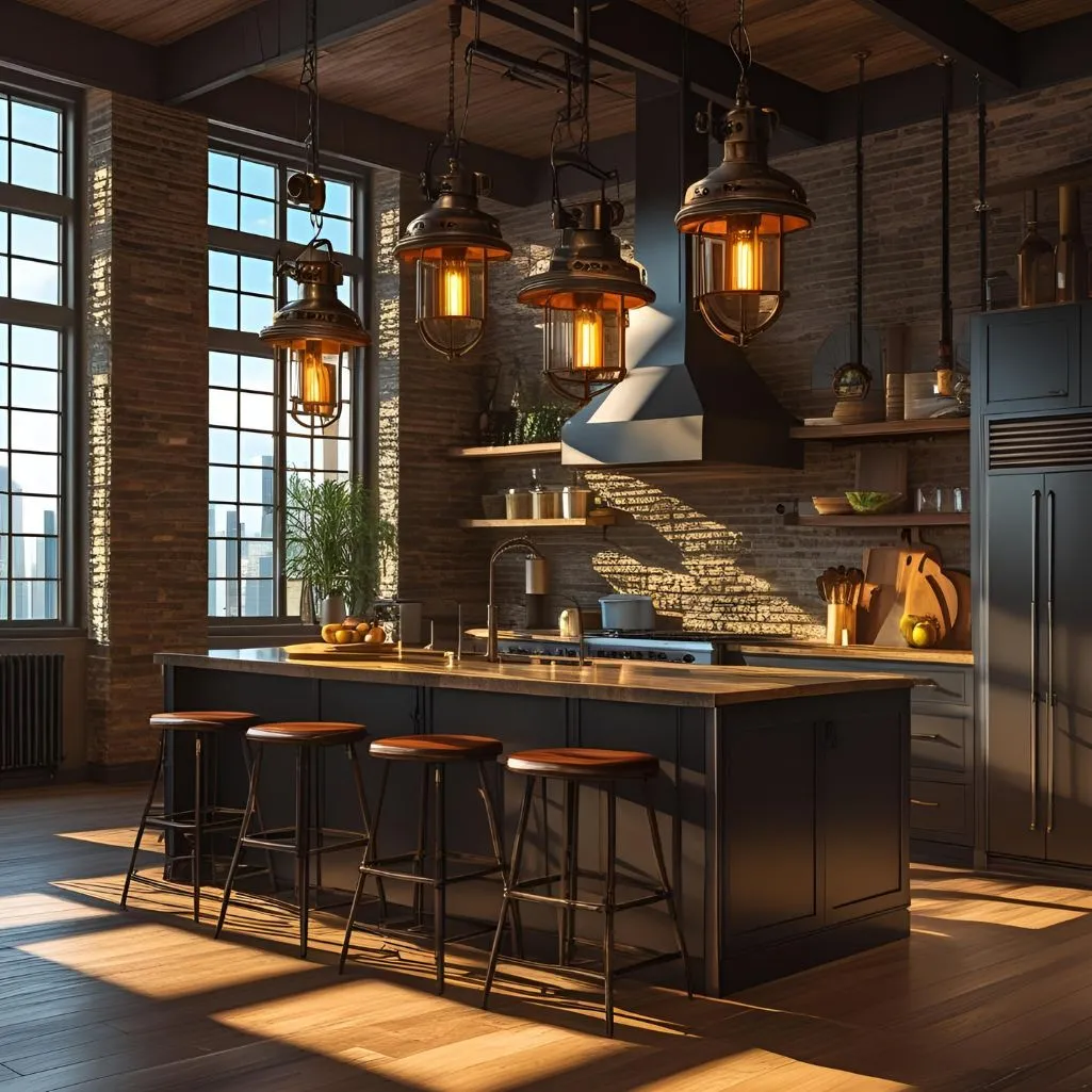 Lantern And Industrial Pendants