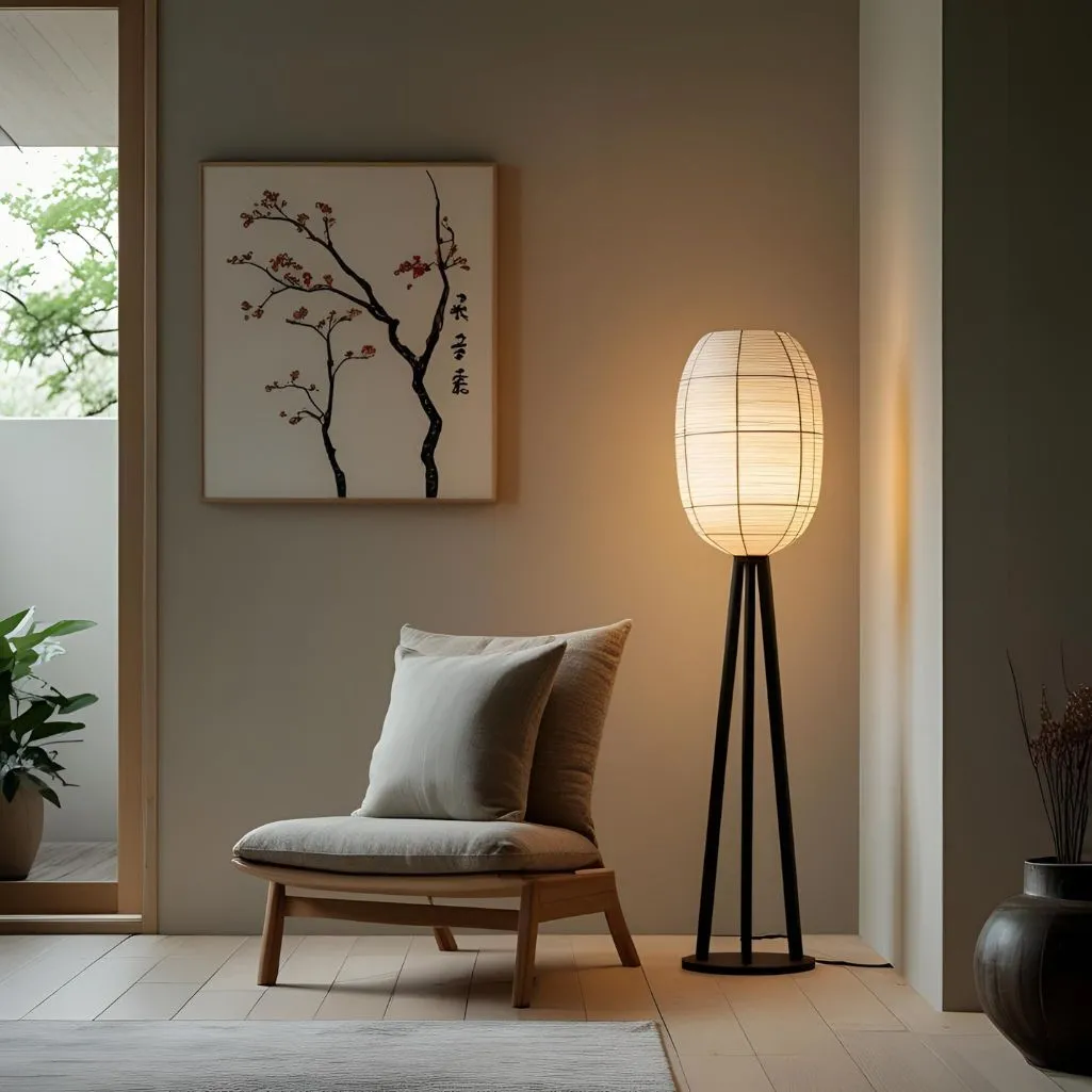 Right Wabi Sabi Floor Lamp