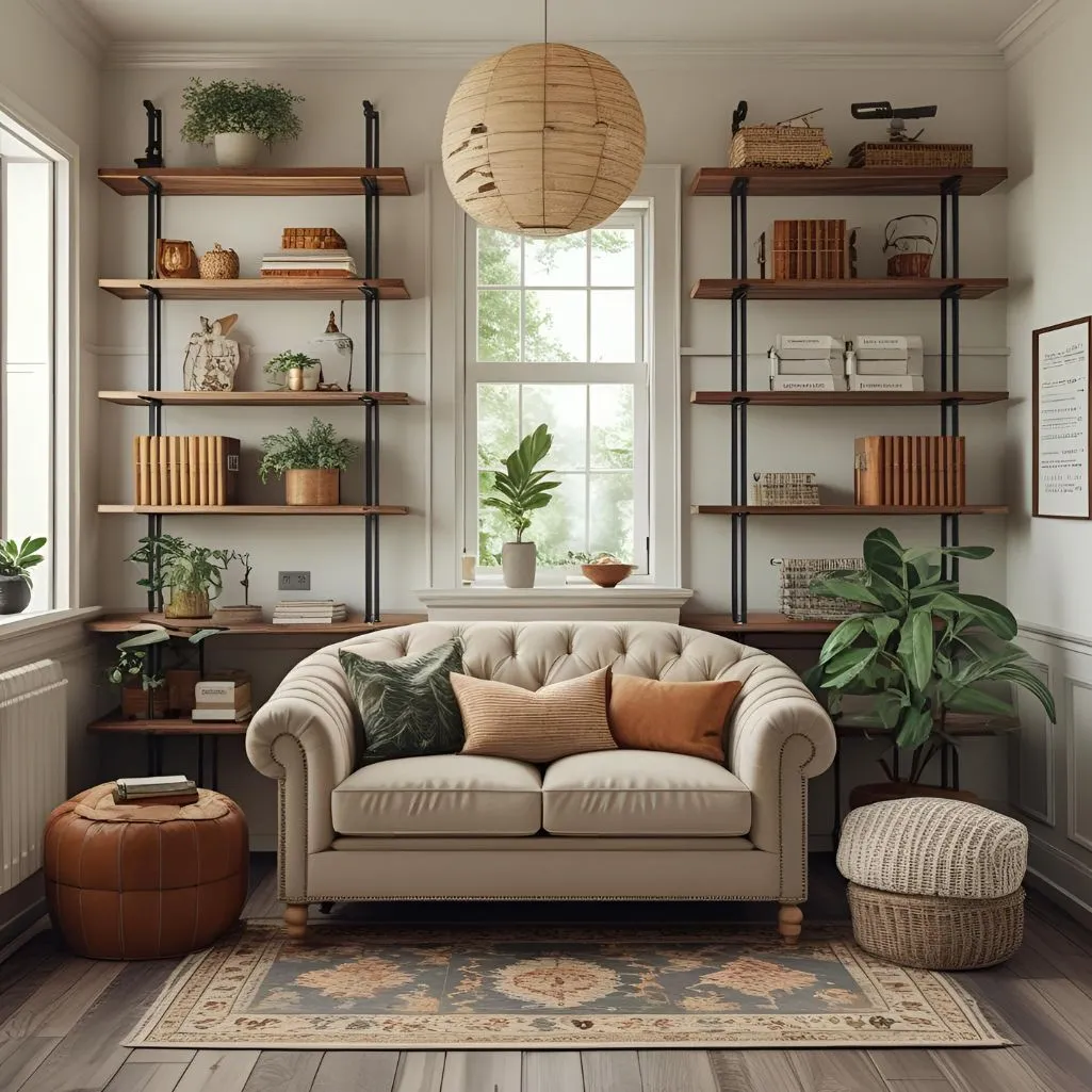 Shelves Ledgers And Functional Decor